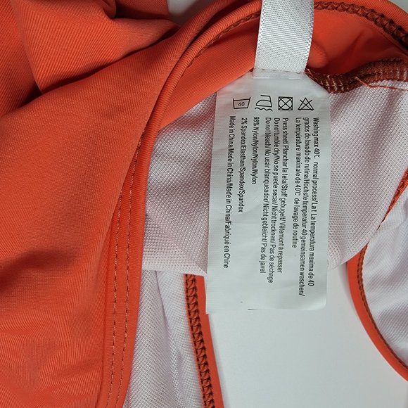 Ekouaer Women's Orange One Piece Swimsuit size XXL NWT - Picture 9 of 11